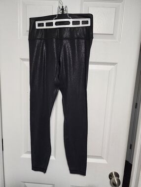 Lululemon Shiny Black High-Waist Leggings